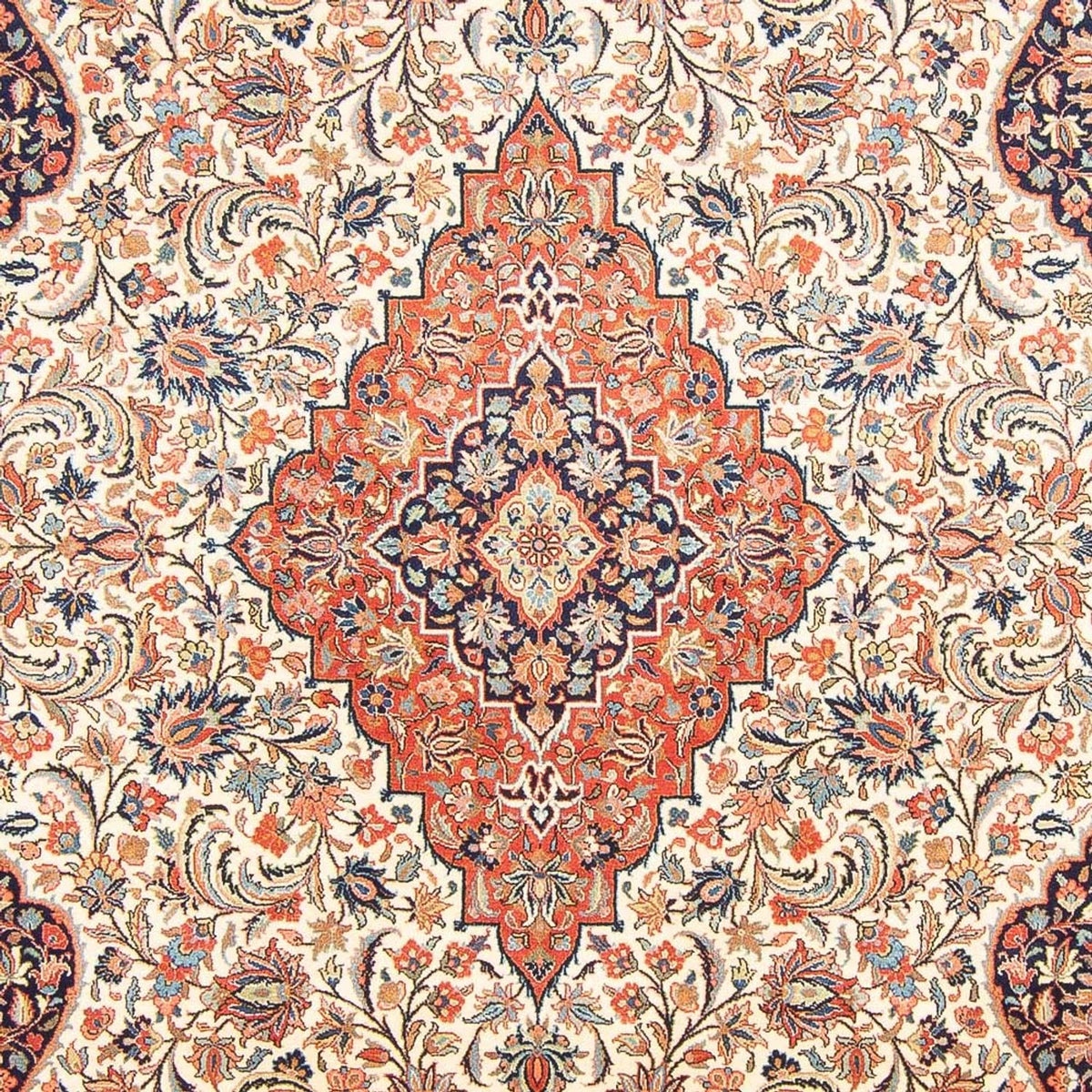 Alfombra persa - Clásica - 306 x 200 cm - crema