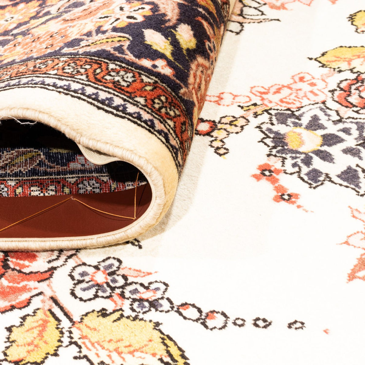 Alfombra persa - Ghom - 258 x 166 cm - crema