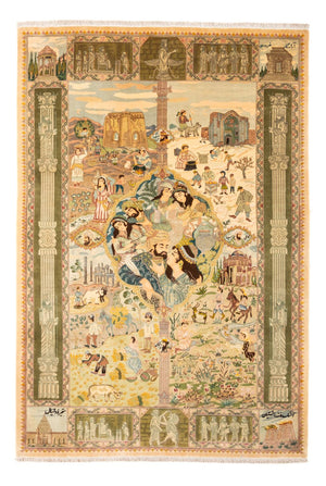 Alfombra Persa - Tabriz - Real - 263 x 175 cm - multicolor