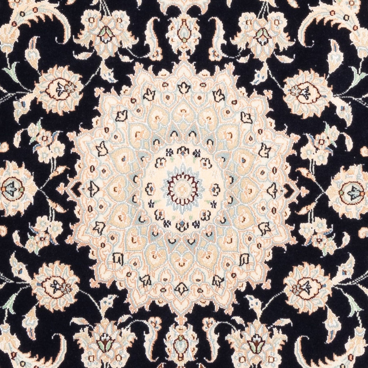 Alfombra Persa - Nain - Prima - 159 x 105 cm - azul oscuro