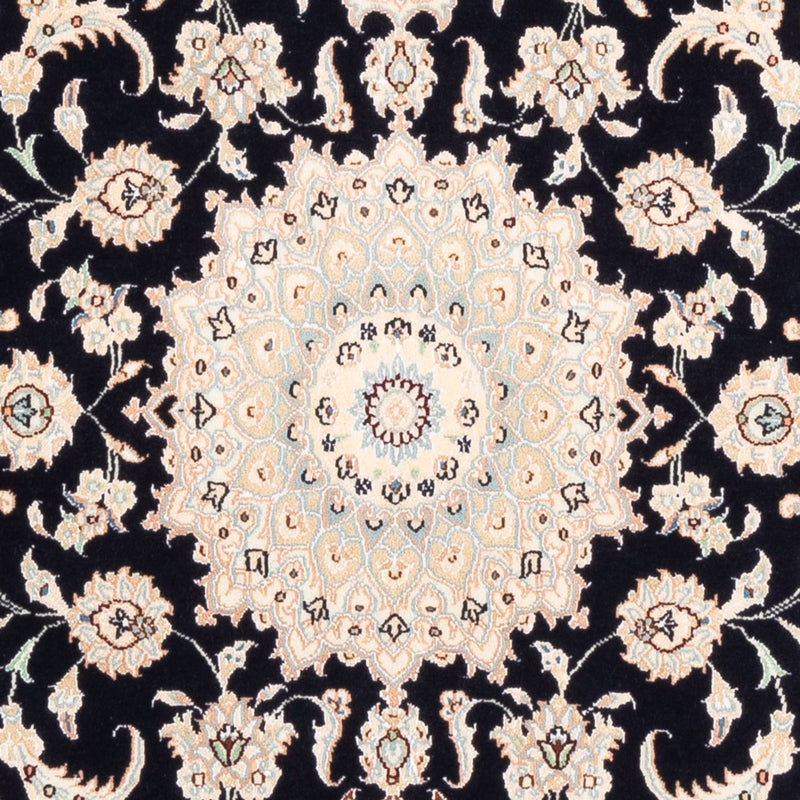 Alfombra Persa - Nain - Prima - 159 x 105 cm - azul oscuro