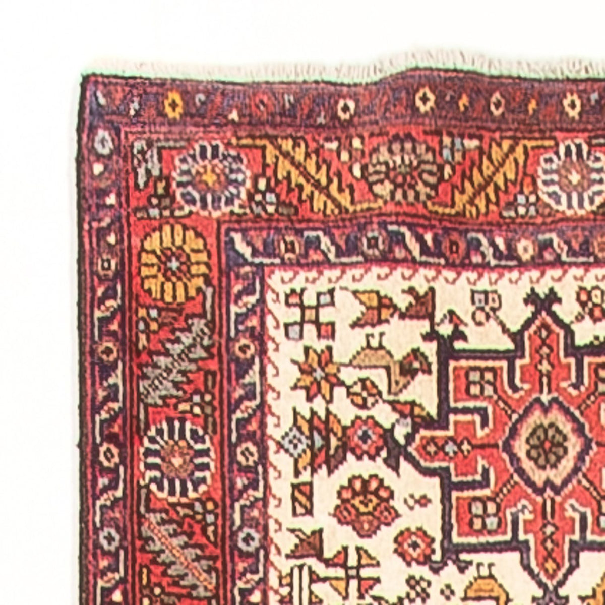 Alfombra de pasillo Alfombra persa - Nómada - 388 x 77 cm - beige