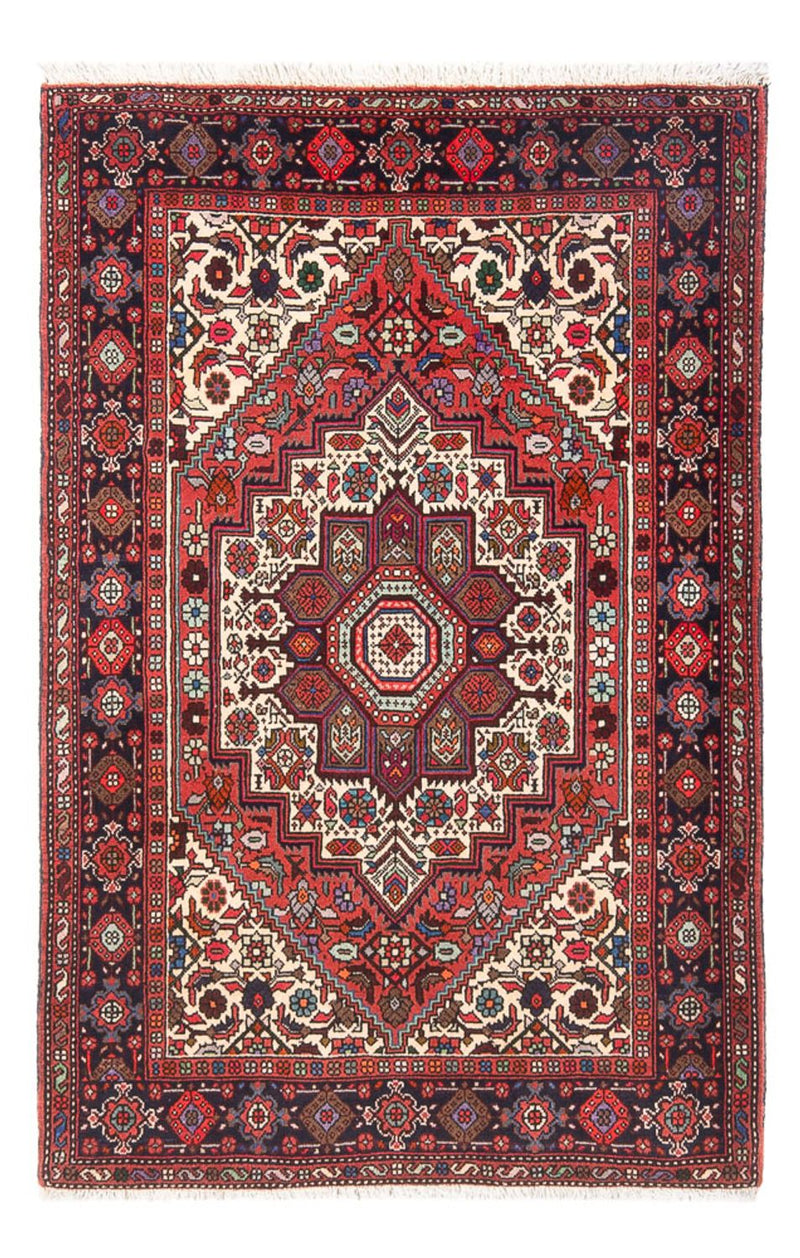 Alfombra persa - Nómada - 134 x 68 cm - rojo claro