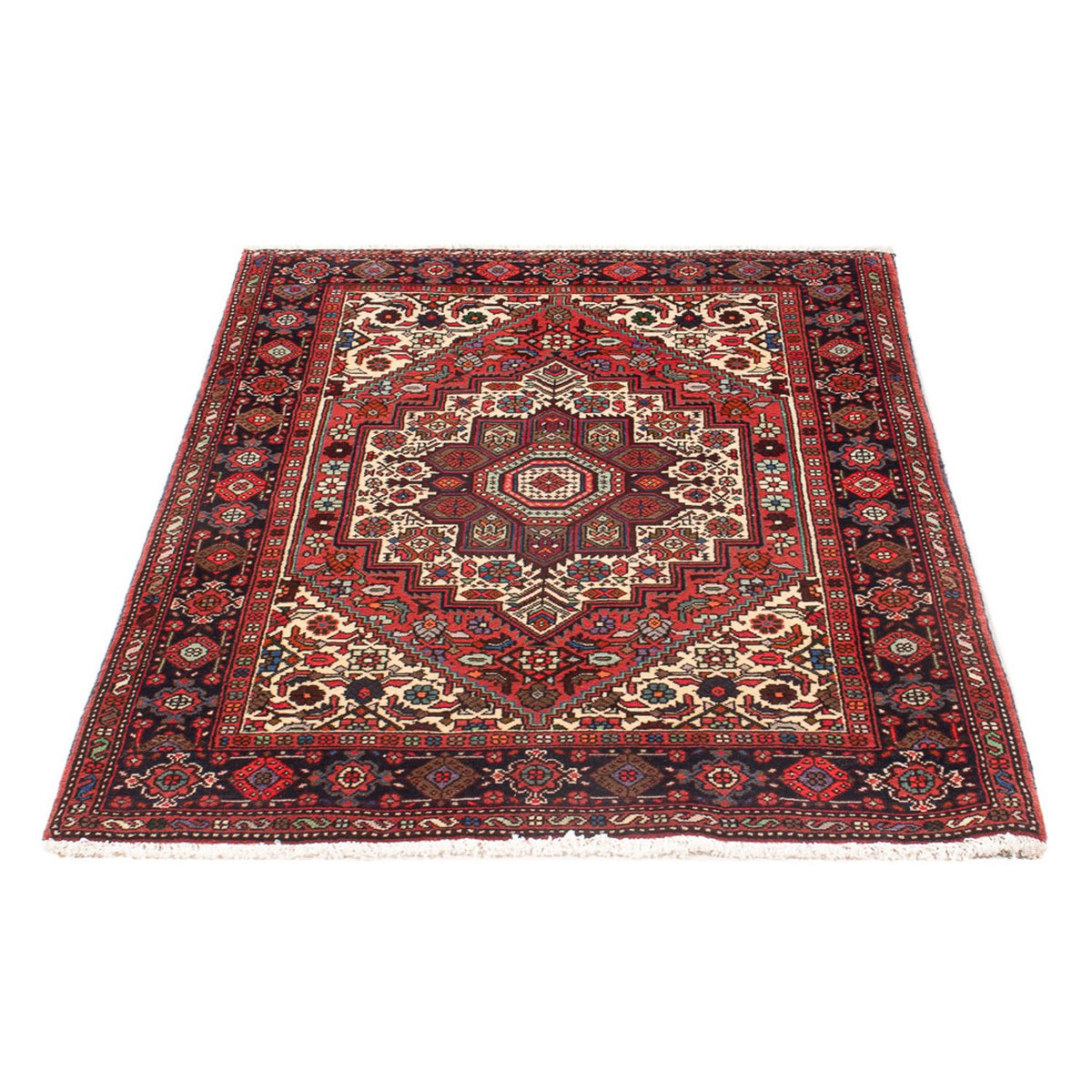 Alfombra persa - Nómada - 134 x 68 cm - rojo claro