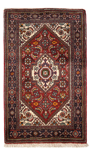 Alfombra persa - Nómada - 92 x 63 cm - rojo