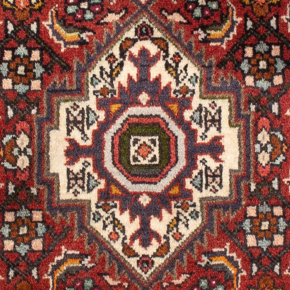 Alfombra persa - Nómada - 92 x 63 cm - rojo