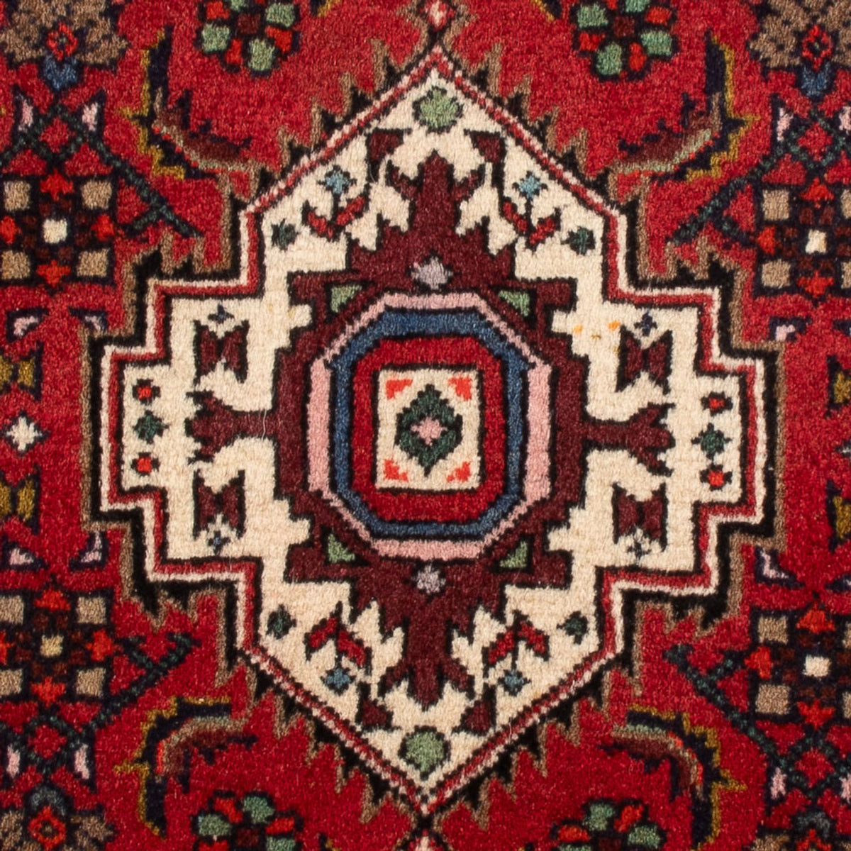Alfombra persa - Nómada - 95 x 60 cm - rojo
