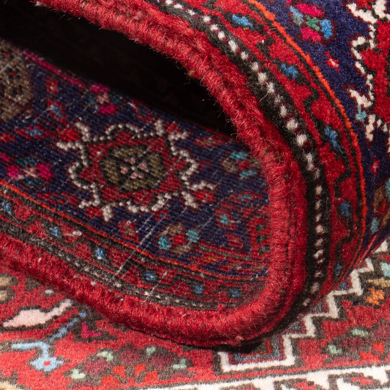 Alfombra persa - Nómada - 130 x 90 cm - rojo claro