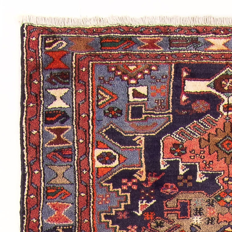 Alfombra de pasillo Alfombra persa - Nómada - 390 x 103 cm - azul oscuro