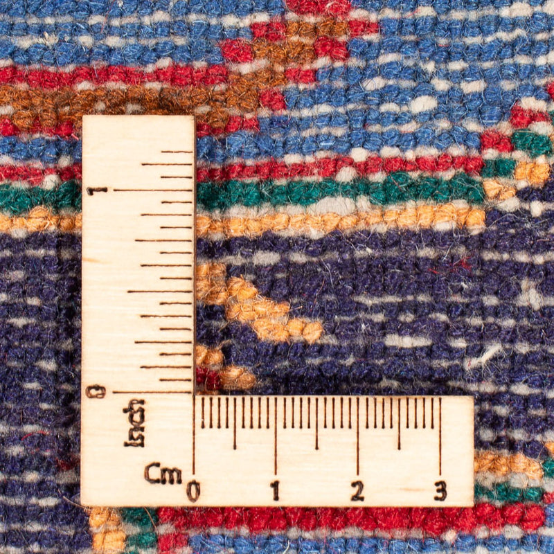 Alfombra de pasillo Alfombra persa - Nómada - 390 x 103 cm - azul oscuro