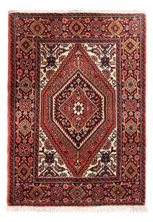 Alfombra persa - Nómada - 72 x 53 cm - rojo