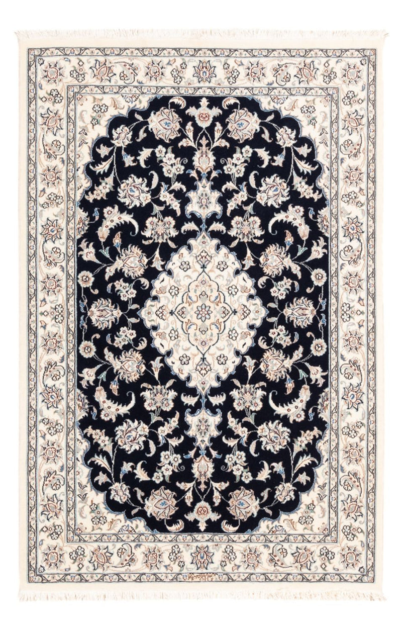 Alfombra Persa - Nain - Prima - 157 x 108 cm - azul oscuro