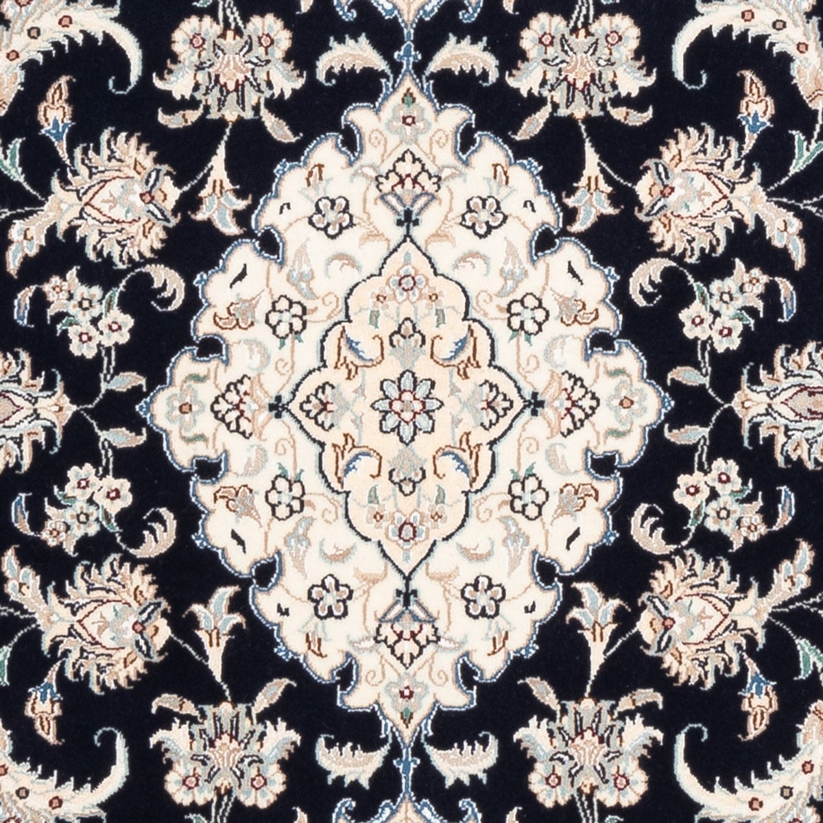 Alfombra Persa - Nain - Prima - 157 x 108 cm - azul oscuro