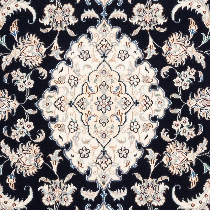 Alfombra Persa - Nain - Prima - 157 x 108 cm - azul oscuro