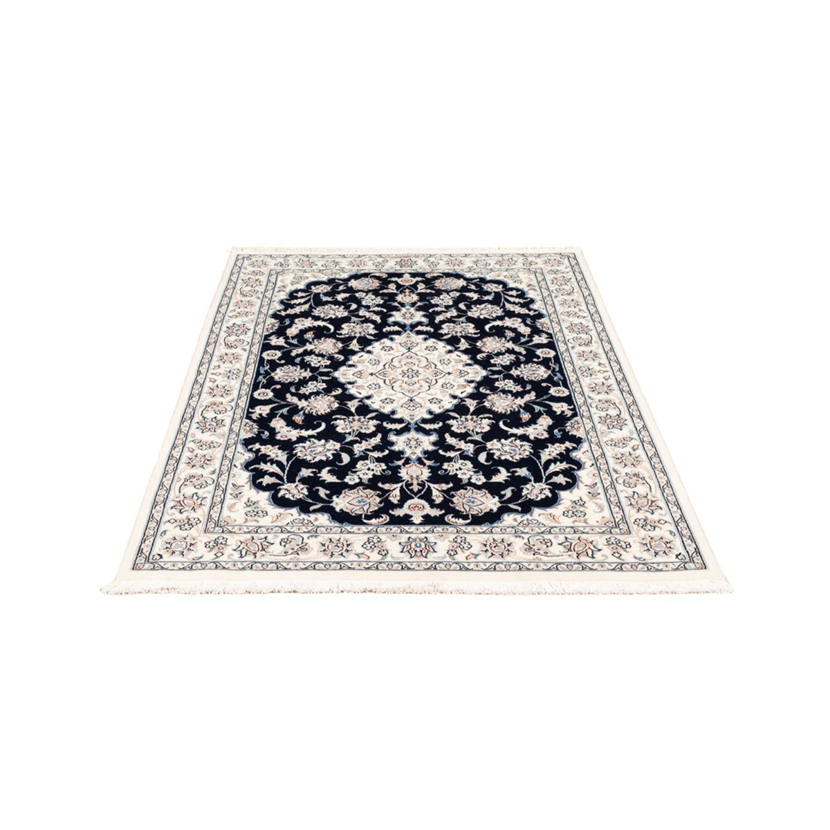 Alfombra Persa - Nain - Prima - 157 x 108 cm - azul oscuro