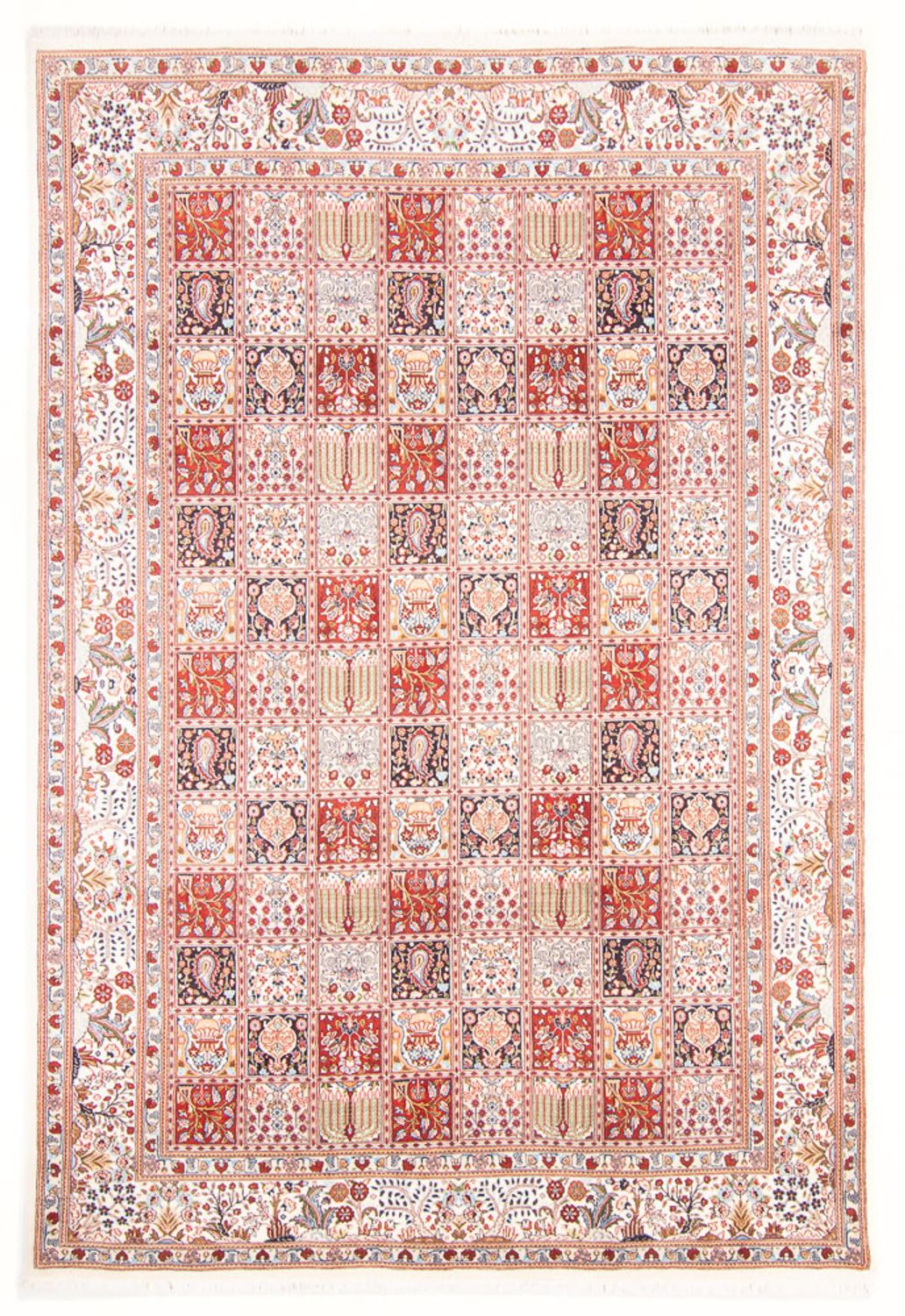 Alfombra persa - Clásica - Real - 296 x 197 cm - multicolor