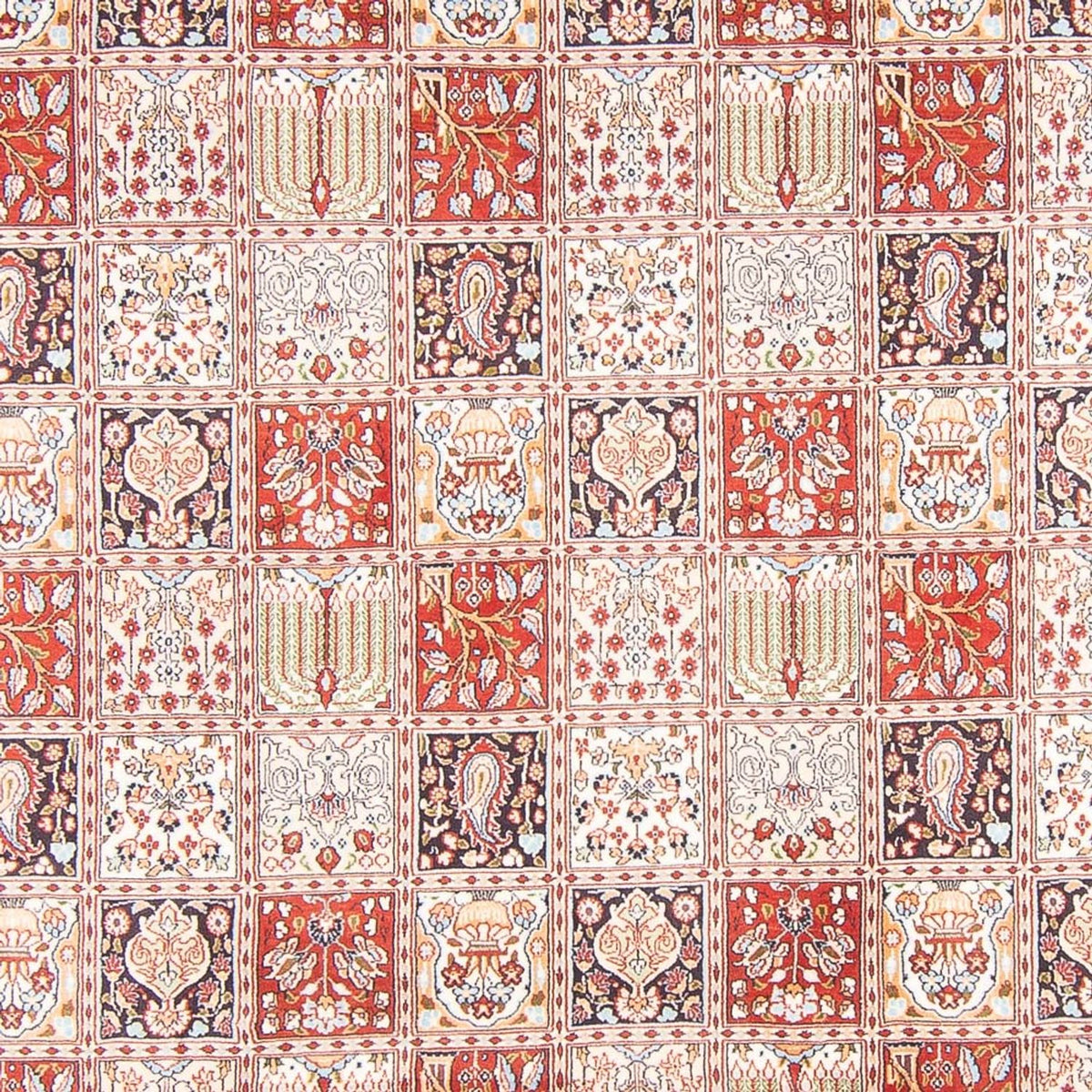 Alfombra persa - Clásica - Real - 296 x 197 cm - multicolor