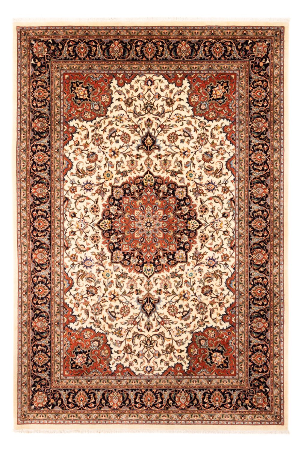 Alfombra persa - Clásica - 297 x 202 cm - crema