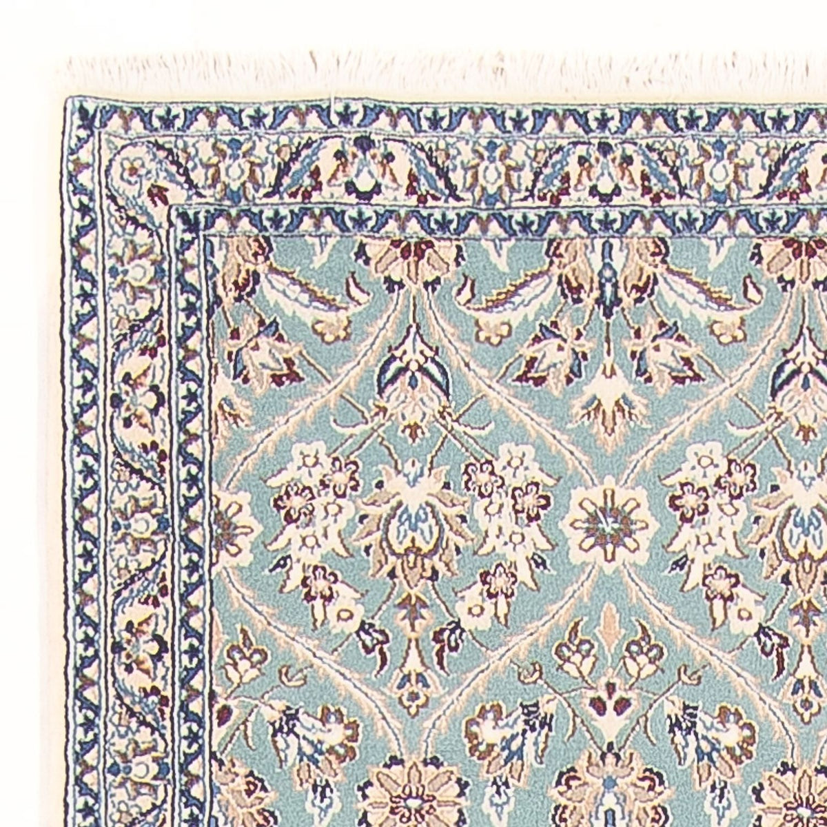 Alfombra de pasillo Alfombra Persa - Nain - Prima - 375 x 75 cm - beige