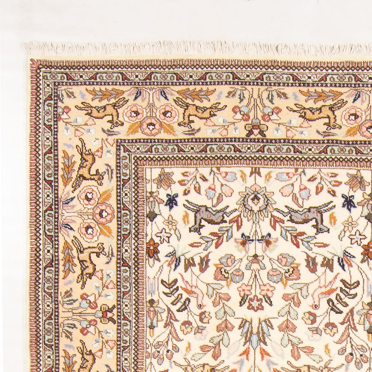 Alfombra persa - Tabriz - 295 x 203 cm - crema