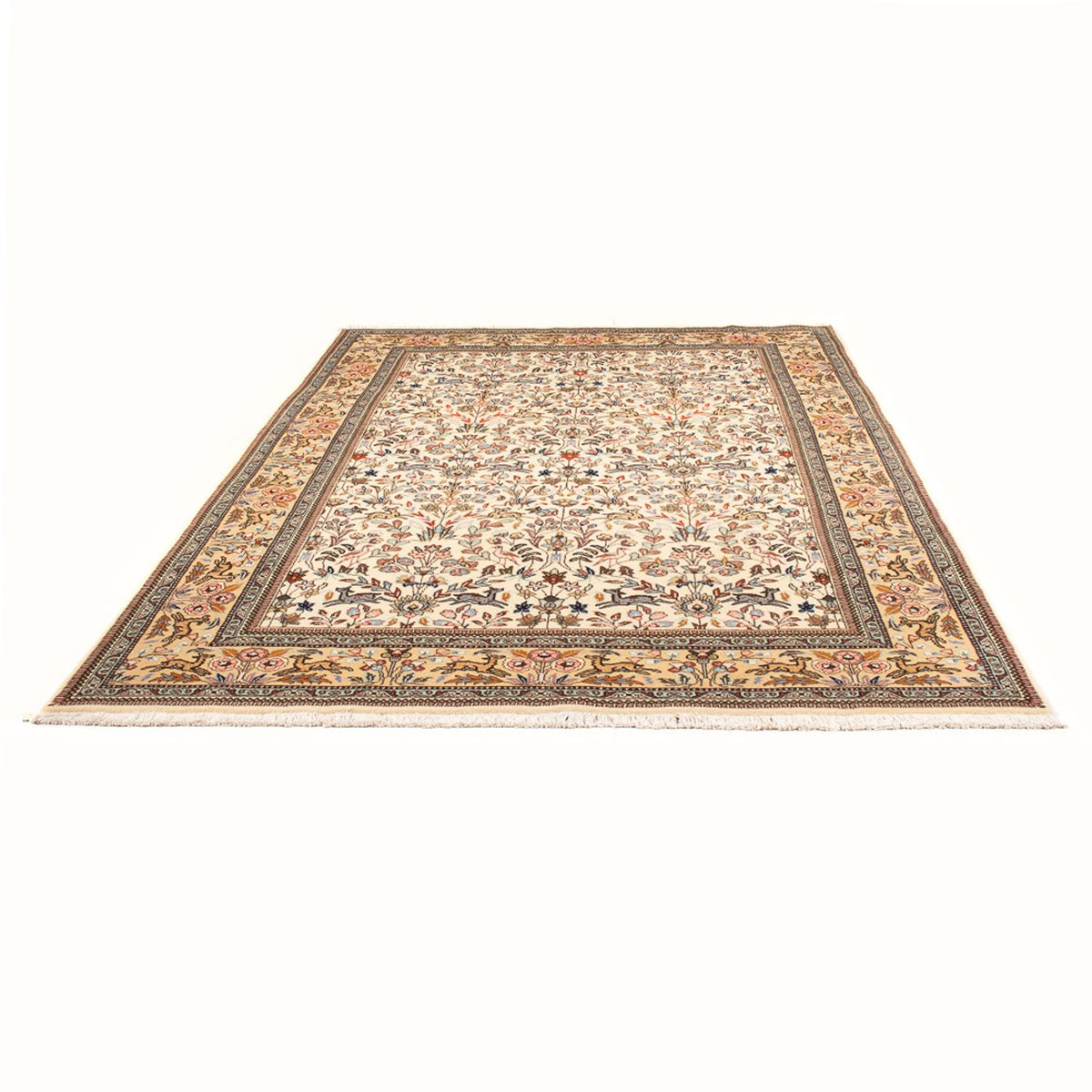 Alfombra persa - Tabriz - 295 x 203 cm - crema