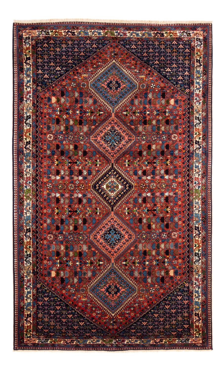 Alfombra persa - Nómada - 270 x 160 cm - rojo