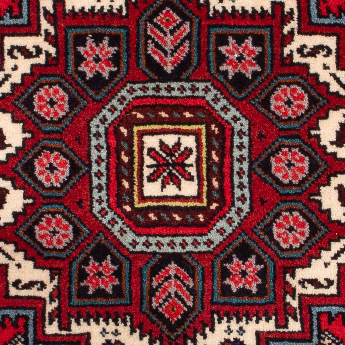 Alfombra persa - Nómada - 96 x 59 cm - rojo