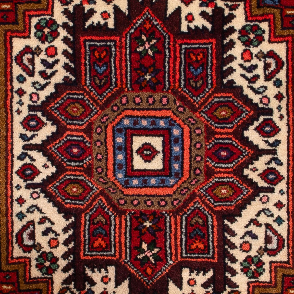 Alfombra persa - Nómada - 86 x 51 cm - rojo