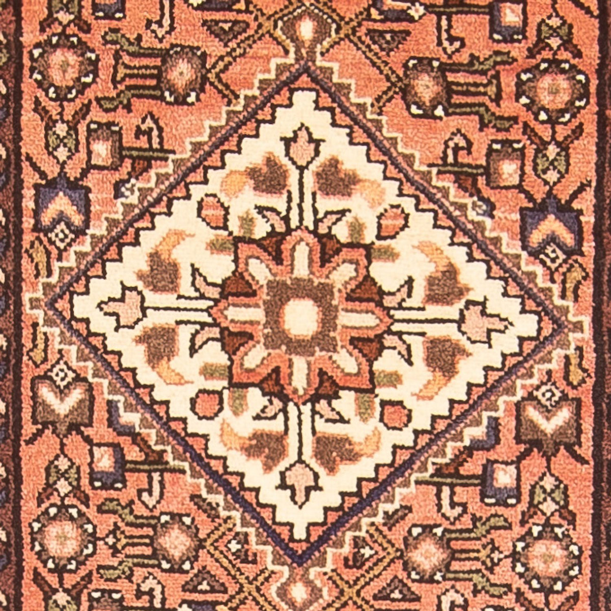 Alfombra de pasillo Alfombra persa - Nómada - 400 x 78 cm - rojo