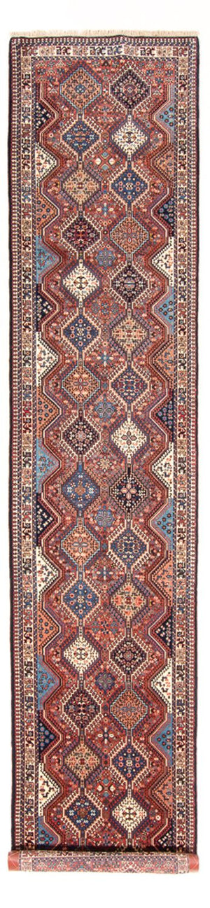 Alfombra de pasillo Alfombra persa - Nómada - 387 x 83 cm - rojo