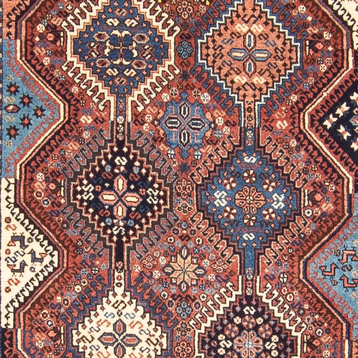 Alfombra de pasillo Alfombra persa - Nómada - 387 x 83 cm - rojo