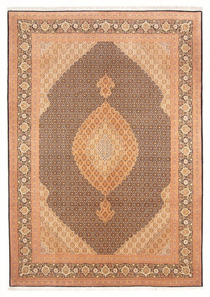 Alfombra Persa - Tabriz - Real - 300 x 202 cm - azul oscuro