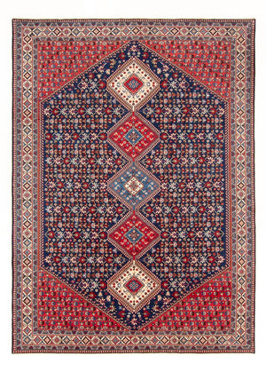 Alfombra persa - Nómada - 300 x 204 cm - azul oscuro