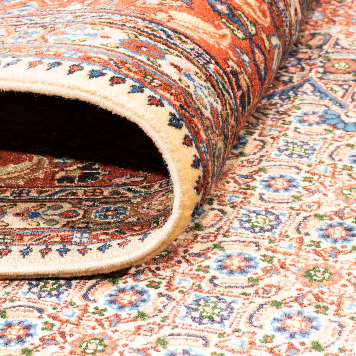 Alfombra persa - Clásica - 244 x 194 cm - beige oscuro