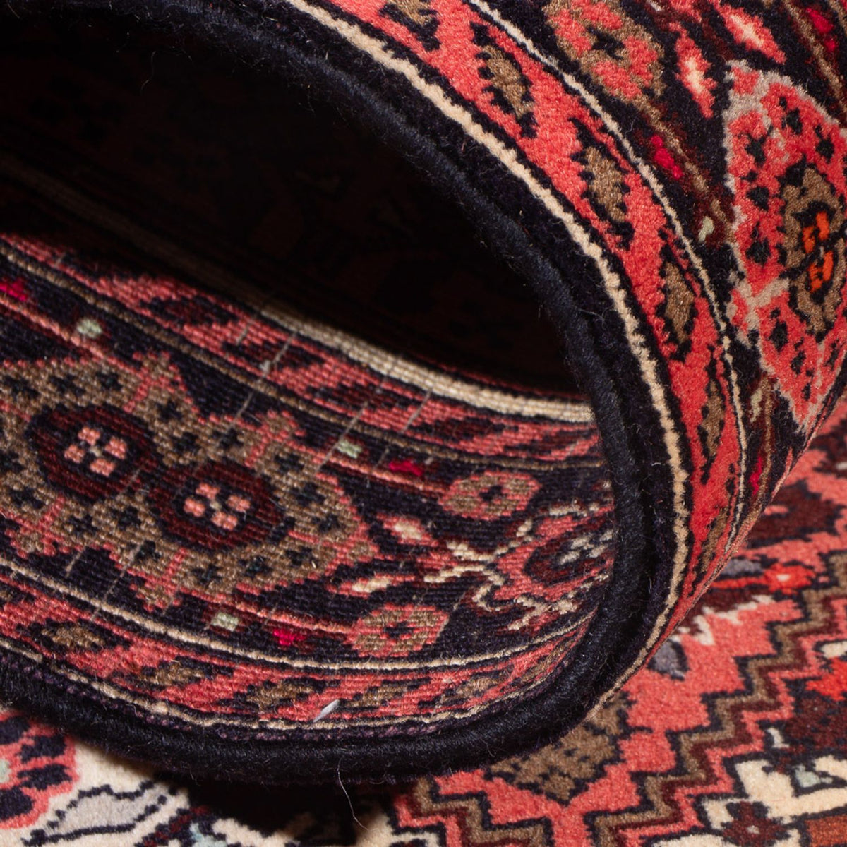 Alfombra persa - Nómada - 122 x 83 cm - rojo