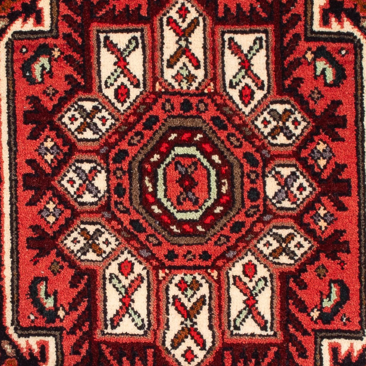 Alfombra persa - Nómada - 94 x 60 cm - rojo
