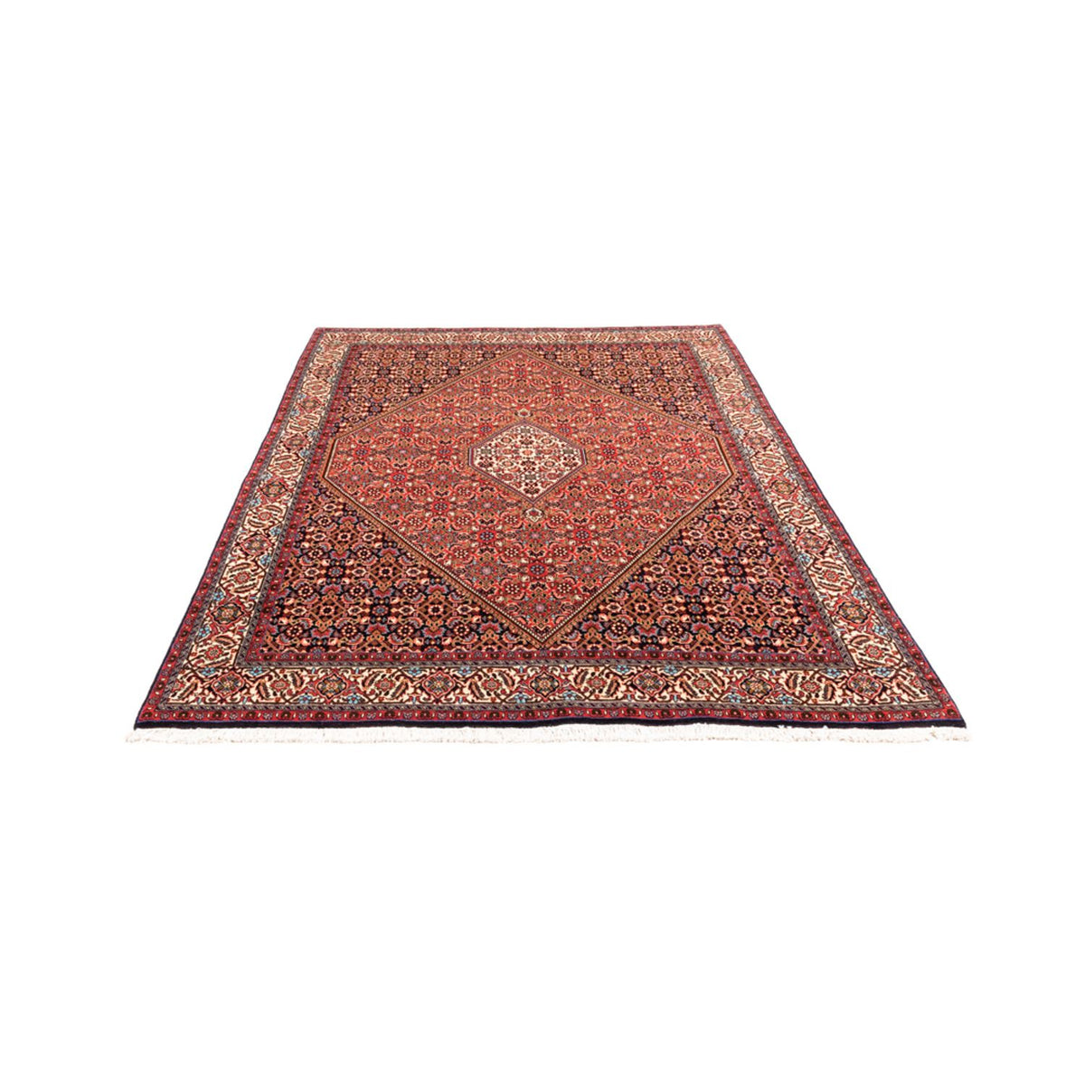 Alfombra persa - Bidjar - 232 x 171 cm - rojo