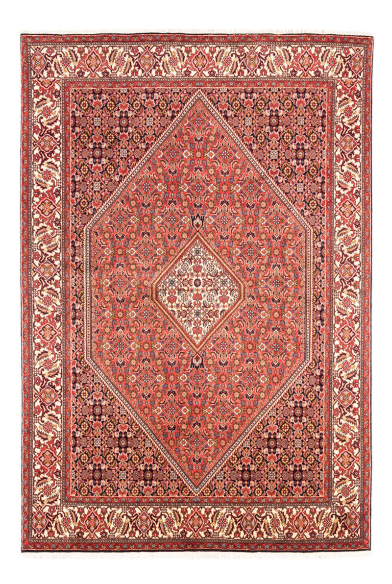 Alfombra persa - Bidjar - 244 x 168 cm - rojo