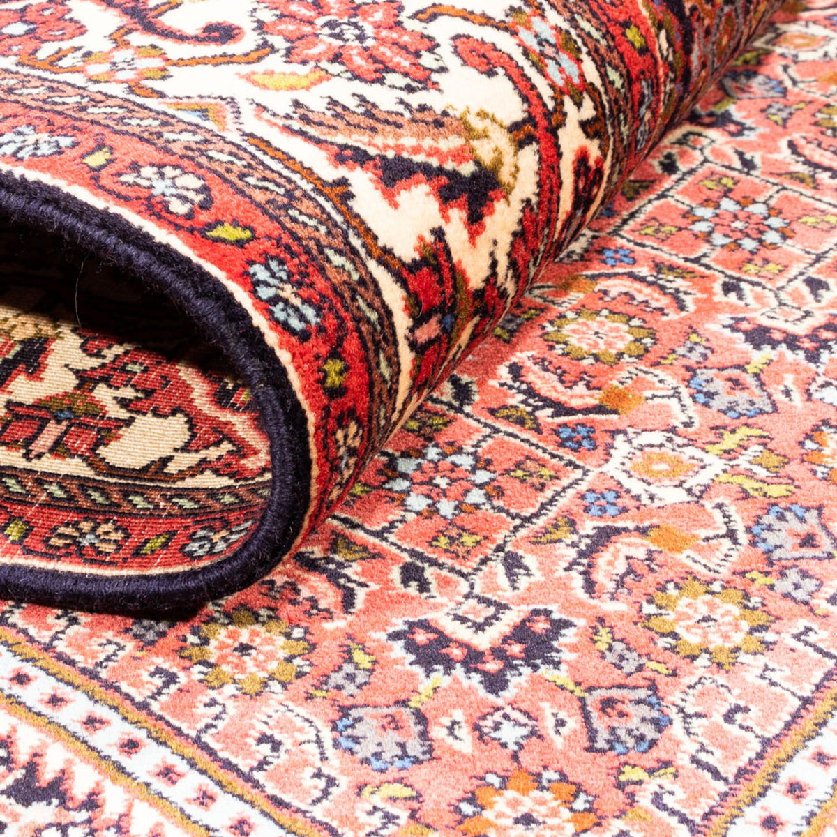 Alfombra persa - Bidjar - 244 x 168 cm - rojo