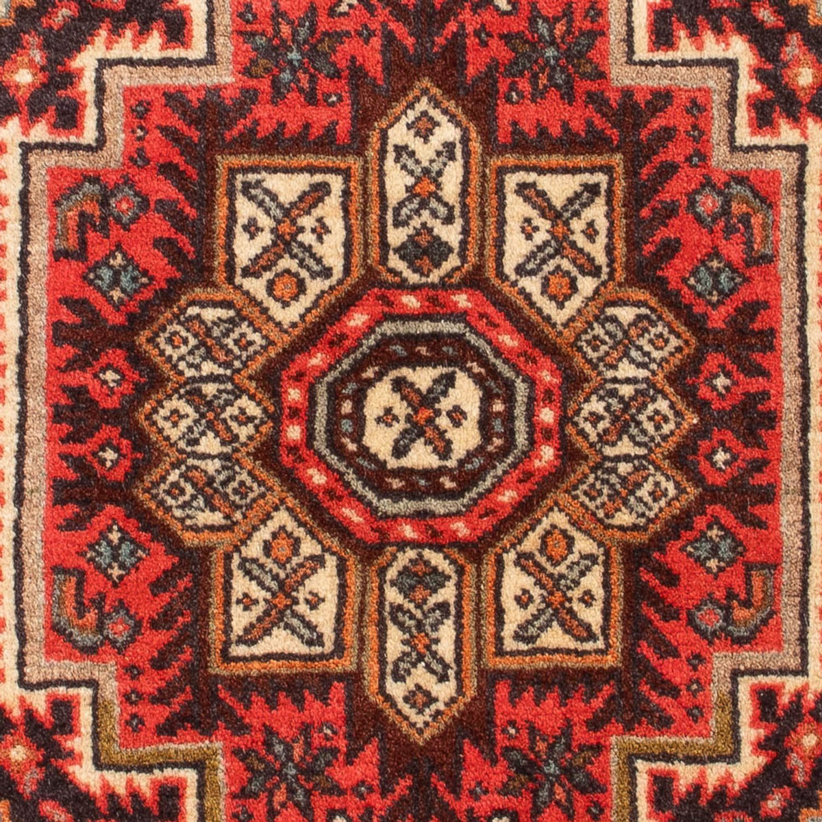 Alfombra persa - Nómada - 99 x 60 cm - rojo