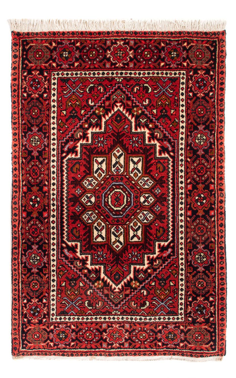Alfombra persa - Nómada - 95 x 60 cm - rojo