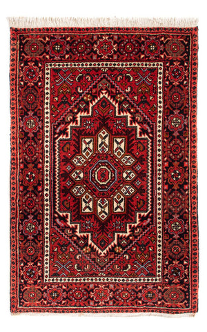 Alfombra persa - Nómada - 95 x 60 cm - rojo
