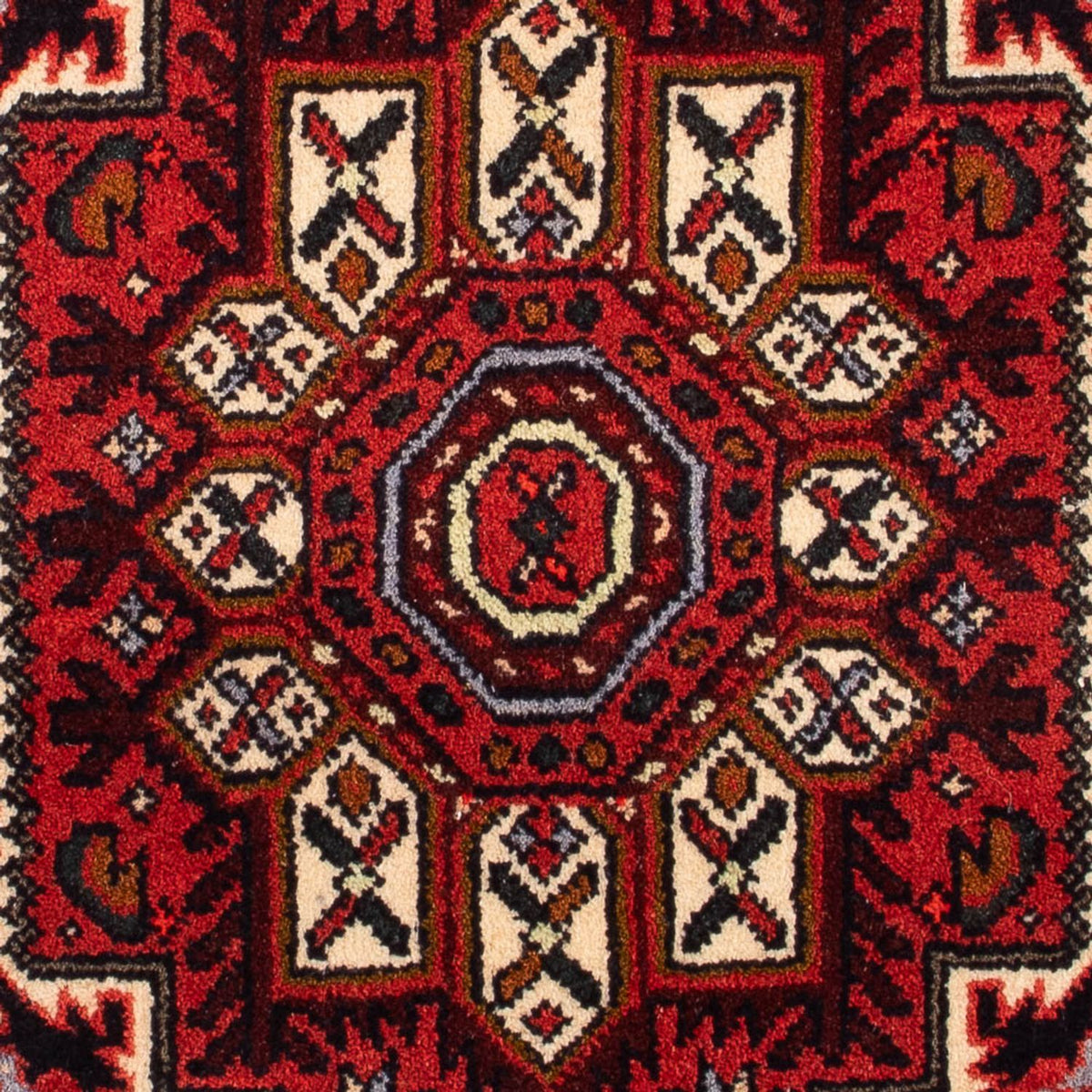 Alfombra persa - Nómada - 95 x 60 cm - rojo