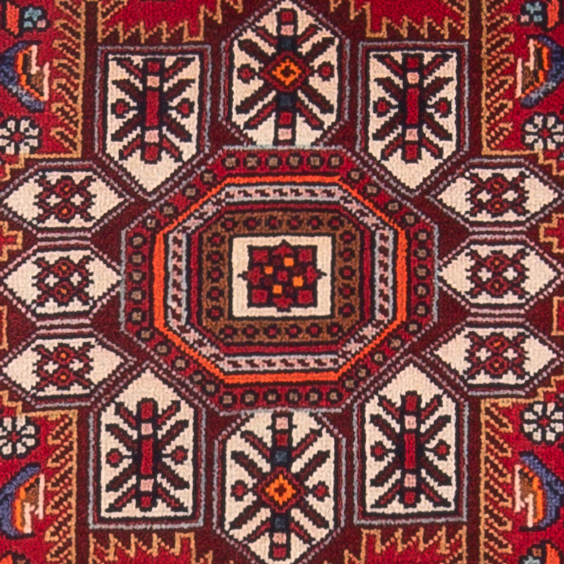 Alfombra persa - Nómada - 100 x 60 cm - rojo