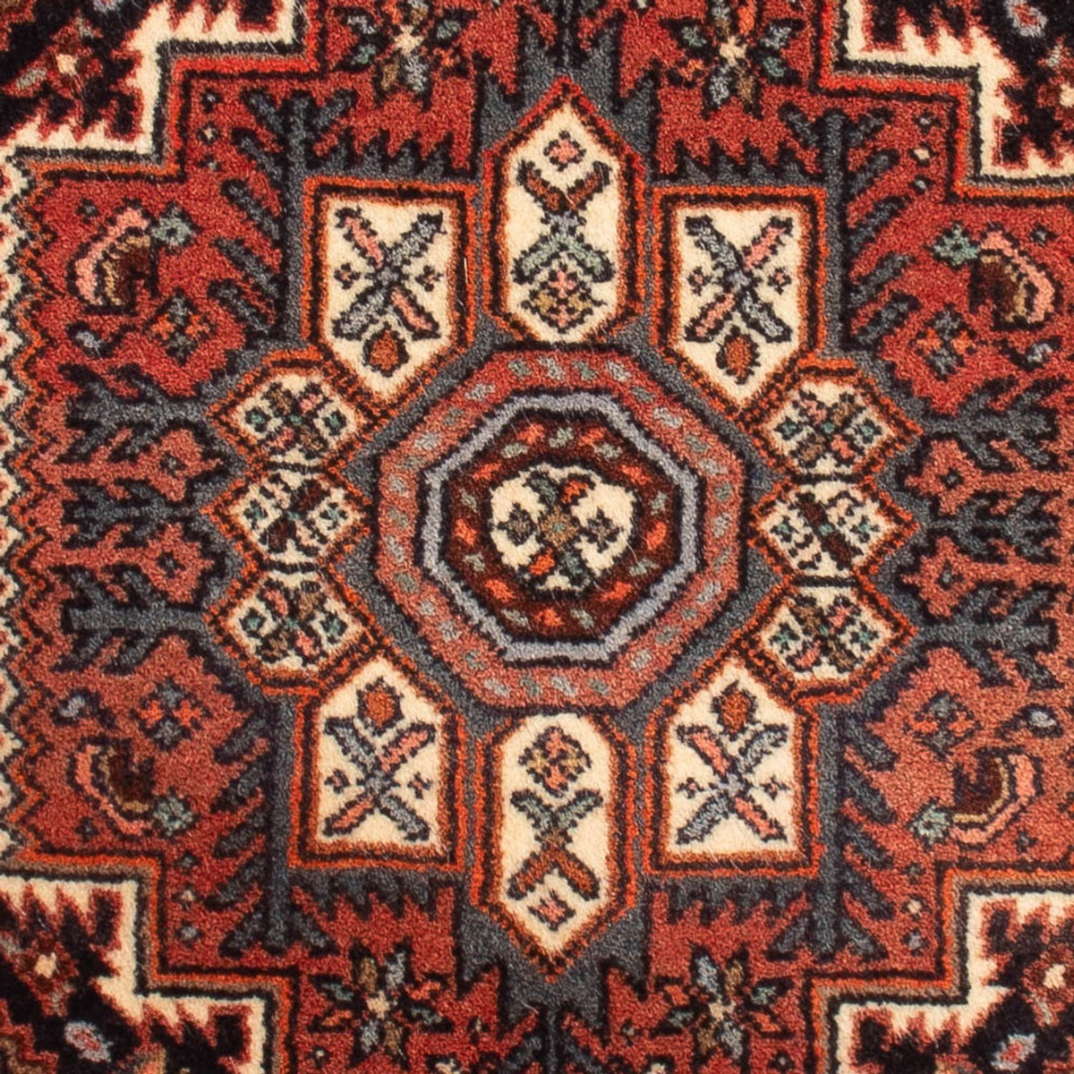 Alfombra persa - Nómada - 72 x 52 cm - rojo