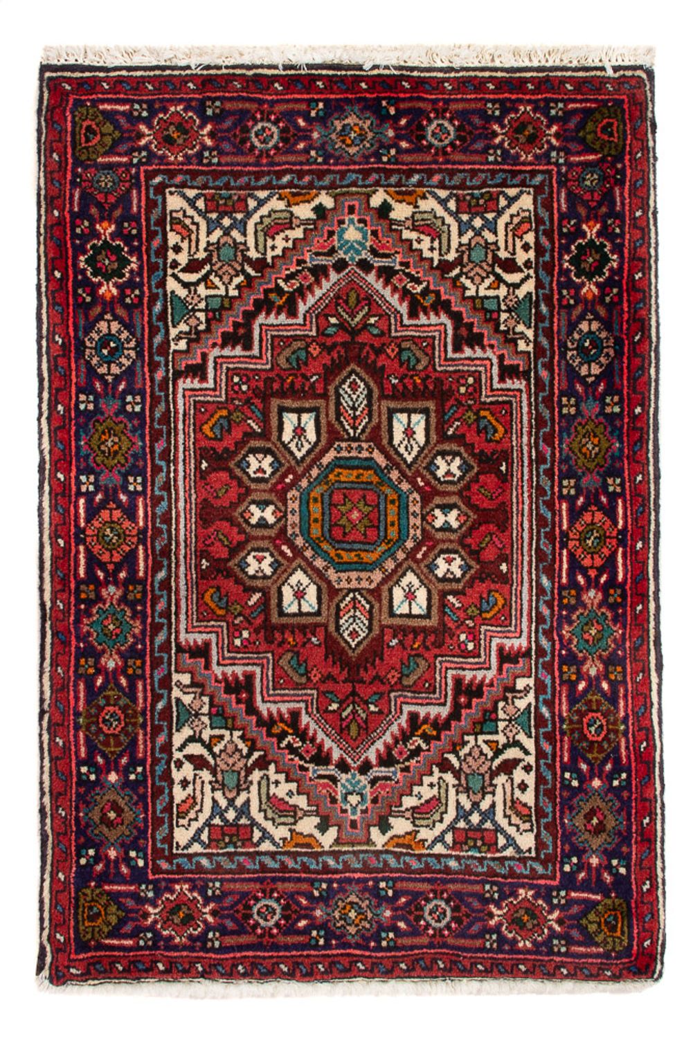 Alfombra persa - Nómada - 74 x 53 cm - rojo