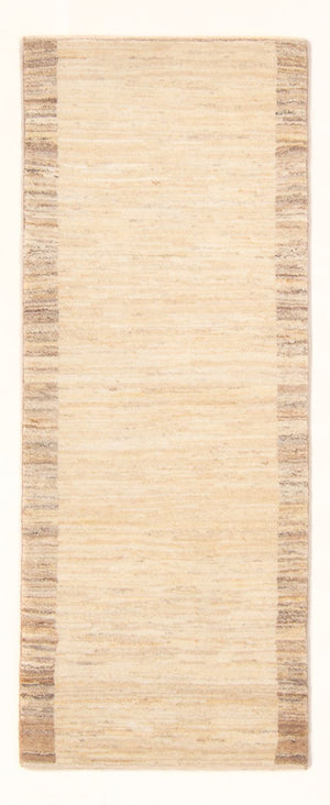 Alfombra de pasillo Alfombra Gabbeh - Persa - 190 x 80 cm - crema