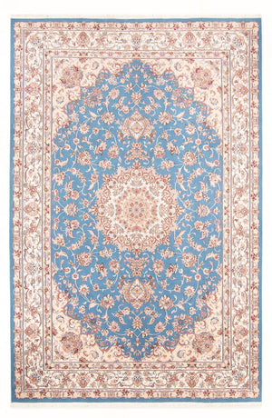 Alfombra Persa - Tabriz - Real - 298 x 197 cm - azul claro