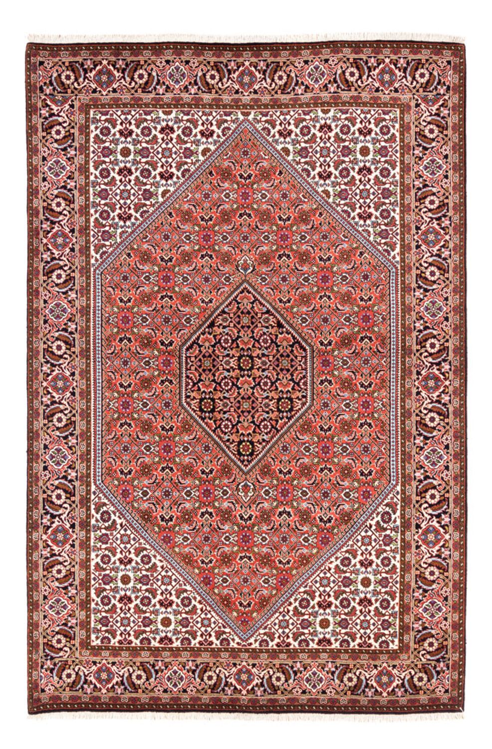 Alfombra persa - Bidjar - 250 x 170 cm - rojo