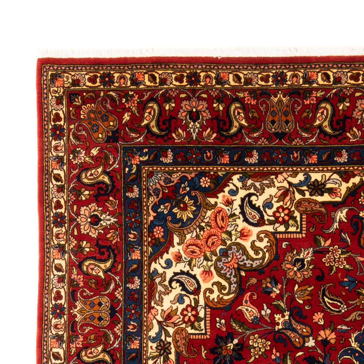 Alfombra persa - Bidjar - 296 x 204 cm - azul oscuro